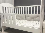 Grajewo ogłoszenia: Sprzedam! Łóżeczko dziecięce z materacem, białe . Dodatkowo... - zdjęcie